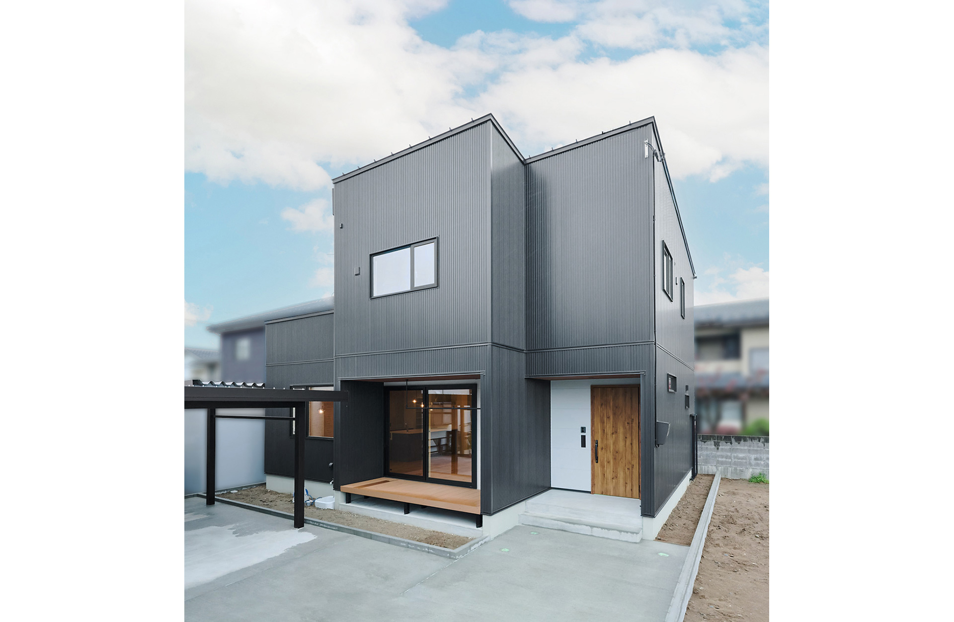 住宅密集地でも心地よい開放感。低燃費×スマート家事動線の住まい